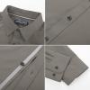 imagePJ PAUL JONES Mens Dress Shirts Wrinkle Free Stretch Button Down Shirt Casual Long Sleeve Business ShirtsCoffee