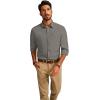 imagePJ PAUL JONES Mens Dress Shirts Wrinkle Free Stretch Button Down Shirt Casual Long Sleeve Business ShirtsCoffee