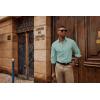 imagePJ PAUL JONES Mens Dress Shirts Wrinkle Free Stretch Button Down Shirt Casual Long Sleeve Business ShirtsGreen