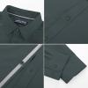 imagePJ PAUL JONES Mens Dress Shirts Wrinkle Free Stretch Button Down Shirt Casual Long Sleeve Business ShirtsGreen Gray