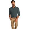 imagePJ PAUL JONES Mens Dress Shirts Wrinkle Free Stretch Button Down Shirt Casual Long Sleeve Business ShirtsGreen Gray