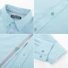 imagePJ PAUL JONES Mens Dress Shirts Wrinkle Free Stretch Button Down Shirt Casual Long Sleeve Business ShirtsSky Blue
