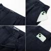 imagePJ PAUL JONES Mens 2 Piece Suit Vintage Herringbone Tweed Suits 2 Button Peak Lapel Blazer Pants SetNavy Blue