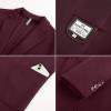 imagePJ PAUL JONES Mens Blazer Lightweight Knit Sport Coat Casual One Button Suit JacketsBurgundy