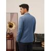 imagePJ PAUL JONES Mens Casual Blazer One Button Lightweight Sport Coats Solid Notched Lapel Suit JacketsBlue