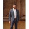 imagePJ PAUL JONES Mens Casual Blazer One Button Lightweight Sport Coats Solid Notched Lapel Suit JacketsGrey