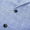imagePJ PAUL JONES Mens Casual Sport Coats Two Buttons Lightweight Business Sport BlazerPlaid Sky Blue