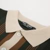 imagePJ PAUL JONES Mens Button Down Polo Shirts Striped Knitted Cardigan SweatersGreen