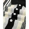 imagePJ PAUL JONES Mens Button Down Polo Shirts Striped Knitted Cardigan SweatersLong Sleeveblack