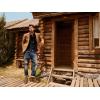 imagePJ PAUL JONES Mens Cardigan Sweater Button Down Stand Collar Cardigans Long Sleeve Cable Knit SweatersBlack