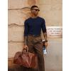 imagePJ PAUL JONES Mens Crew Neck Sweater Lightweight Cable Knitted Pullover SweatersDark Blue