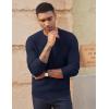 imagePJ PAUL JONES Mens Crewneck Sweaters Slim Fit Lightweight Knit Pullover Sweaters for CasualNavy Blue