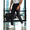 imagePJ PAUL JONES Mens Golf Pants 4Way Stretch Lightweight Work Casual Trousers Slim Fit Dress Pants with PocketsBlackd