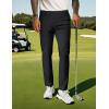 imagePJ PAUL JONES Mens Golf Pants 4Way Stretch Lightweight Work Casual Trousers Slim Fit Dress Pants with PocketsBlackd