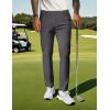 imagePJ PAUL JONES Mens Golf Pants 4Way Stretch Lightweight Work Casual Trousers Slim Fit Dress Pants with PocketsDark Greyd