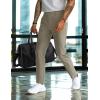 imagePJ PAUL JONES Mens Golf Pants 4Way Stretch Lightweight Work Casual Trousers Slim Fit Dress Pants with PocketsKhakid