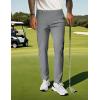 imagePJ PAUL JONES Mens Golf Pants 4Way Stretch Lightweight Work Casual Trousers Slim Fit Dress Pants with PocketsLight Greyd