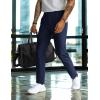 imagePJ PAUL JONES Mens Golf Pants 4Way Stretch Lightweight Work Casual Trousers Slim Fit Dress Pants with PocketsNavy Blued