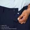 imagePJ PAUL JONES Mens Golf Pants 4Way Stretch Lightweight Work Casual Trousers Slim Fit Dress Pants with PocketsNavy Blued