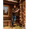 imagePJ PAUL JONES Mens Quarter Zip Pullover Sweaters Casual Knit Twill Texture SweaterCoffee