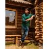 imagePJ PAUL JONES Mens Quarter Zip Pullover Sweaters Casual Knit Twill Texture SweaterGreen