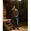imagePJ PAUL JONES Mens Sweaters Casual Crewneck Cable Knit Pullover SweaterCoffee