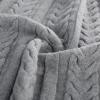 imagePJ PAUL JONES Mens Sweaters Casual Crewneck Cable Knit Pullover SweaterDark Grey