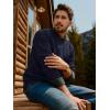 imagePJ PAUL JONES Mens Sweaters Casual Crewneck Cable Knit Pullover SweaterNavy Blue