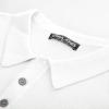 imagePJ PAUL JONES Mens Knit Polo Shirts Short Sleeve Textured Polo Shirts Sretchy Regular FitWhite