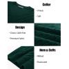 imagePJ PAUL JONES Mens Sweater Vests V Neck Cable Twist Knit Sleeveless Vests Casual Pullover SweaterDark Green