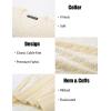 imagePJ PAUL JONES Mens Sweater Vests V Neck Cable Twist Knit Sleeveless Vests Casual Pullover SweaterWhite