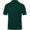 imagePJ PAUL JONES Mens Contrast 70s Vintage Polo Shirts Short Sleeve KnitwearGreenBlack