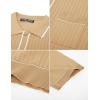 imagePJ PAUL JONES Mens Knit Shirts Vintage Retro Short Sleeve Button Down Vacation Polo ShirtsApricot Camel