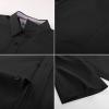 imagePJ PAUL JONES Mens Dress Shirt Casual Untucked Shirts Short Sleeve Button Down Shirt with PocketBlack