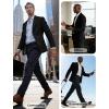 image:imagePJ PAUL JONES Mens Blazer Casual Sport Coat TwoButton Suit Jackets Lightweight Sport Coats BlazerBlack