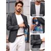 image:imagePJ PAUL JONES Mens Blazer Casual Sport Coat TwoButton Suit Jackets Lightweight Sport Coats BlazerCharcoal Black