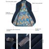 image:imagePJ PAUL JONES Mens Blazer Casual Sport Coat TwoButton Suit Jackets Lightweight Sport Coats BlazerDark Blue