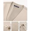 image:imagePJ PAUL JONES Mens Business Casual Vests Lightweight Slim Fit Suit WaistcoatApricot