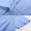 image:imagePJ PAUL JONES Mens Dress Shirts Oxford Button Down Shirt Short Sleeve Business Casual Untucked Shirts with PocketBlue