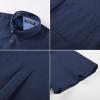 image:imagePJ PAUL JONES Mens Dress Shirts Oxford Button Down Shirt Short Sleeve Business Casual Untucked Shirts with PocketNavy Blue