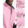 image:imagePJ PAUL JONES Mens Dress Shirts Oxford Button Down Shirt Short Sleeve Business Casual Untucked Shirts with PocketPink