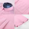 image:imagePJ PAUL JONES Mens Dress Shirts Oxford Button Down Shirt Short Sleeve Business Casual Untucked Shirts with PocketPink