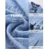 image:imagePJ PAUL JONES Mens Short Sleeve Button Down Shirt Casual Linen Summer Beach Wedding Dress ShirtSky Blue