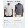 image:imagePJ PAUL JONES Mens Short Sleeve Button Down Shirt Casual Summer Shirts Textured Beach Vacation Shirts for MenNavy