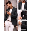 image:imagePJ PAUL JONES Blazer for Men Classic Sport Coat Casual Suit Jackets Slim FitBlack
