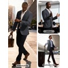 image:imagePJ PAUL JONES Blazer for Men Classic Sport Coat Casual Suit Jackets Slim FitDark Grey