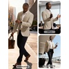 image:imagePJ PAUL JONES Blazer for Men Classic Sport Coat Casual Suit Jackets Slim FitKhaki
