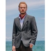 image:imagePJ PAUL JONES Men Tweed Blazer Wool Herringbone Sport Coat Jacket Vintage Blazers Suit JacketsBlack Houndstooth
