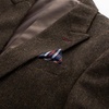 image:imagePJ PAUL JONES Men Tweed Blazer Wool Herringbone Sport Coat Jacket Vintage Blazers Suit JacketsBrown Herringbone
