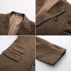 image:imagePJ PAUL JONES Men Tweed Blazer Wool Herringbone Sport Coat Jacket Vintage Blazers Suit JacketsCoffee Herringbone